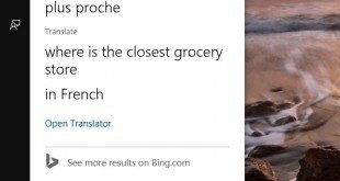 Cortana ya traduce al momento en Windows 10 con ayuda del Traductor de Microsoft