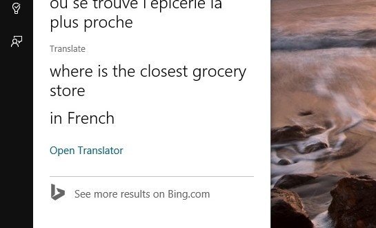 Cortana ya traduce al momento en Windows 10 con ayuda del Traductor de Microsoft