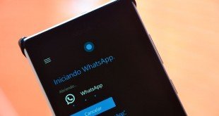 Abrir WhatsApp a través de Cortana en Windows 10 Mobile