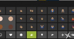 Emojis Windows 10 Build 10547 (2)