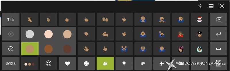 Emojis Windows 10 Build 10547 (2)