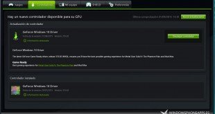 Drivers Geforce 355.82 WQHL de Nvidia disponibles para Windows 10