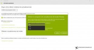 La Build 10547 de Windows 10 permite cambiar de cuenta Insider y dejar el programa unos días