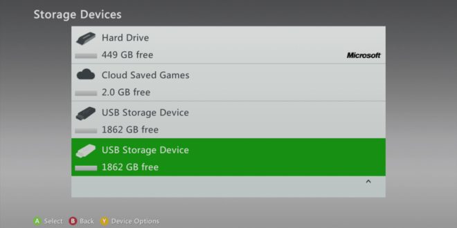 La nueva actualización para Xbox 360 ofrece hasta 2GB de almacenamiento en la nube