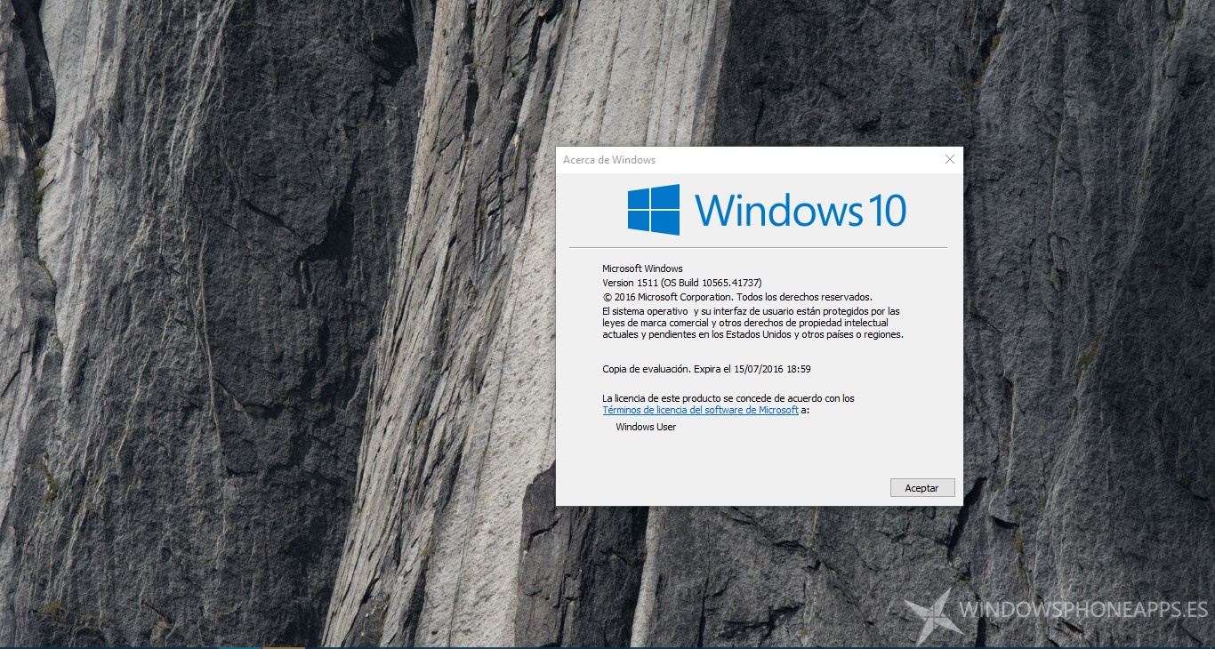Windows 10 Build 10565