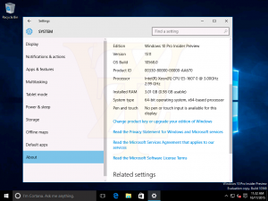 Windows 10 Build 10568 ya circula por la red y tenemos imágenes de ella