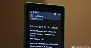 La Build 10549 de Windows 10 Mobile en imágenes