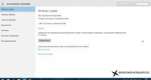 La Build 10576 de Windows 10 PC recibe tres actualizaciones vía Windows Update