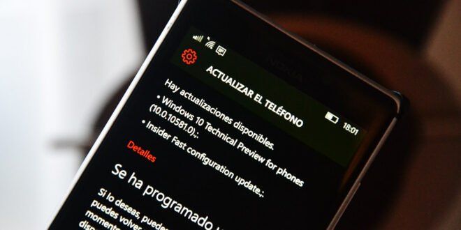 build 10581 Windows 10 mobile