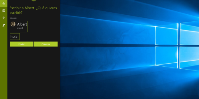 Cortana podrá enviar pronto mensajes en Windows 10
