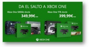 Dar el salto a Xbox One ahora te sale más económico