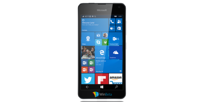 Imagen filtrada del posible Microsoft Lumia 650