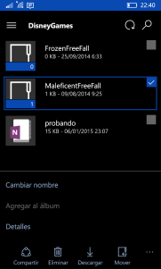 La aplicación de OneDrive se actualiza y prepara la llegada de los álbumes en Windows 10 Mobile