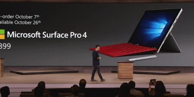 Surface Pro 4, la nueva generación de tablets Microsoft