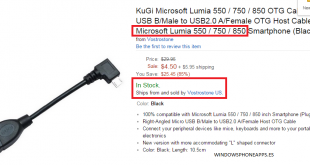 Aparecen en Amazon accesorios USB OTG para los Lumia 950, 950 XL, 550 y ¿Lumia 750 y 850?