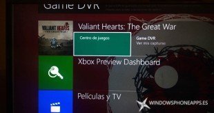 Vídeo e imágenes de Windows 10 en Xbox One