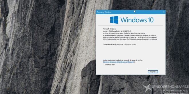 Windows 10 Build 10576