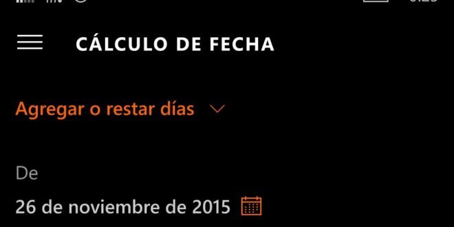 Calculadora de Windows se actualiza añadiendo el cálculo de fecha