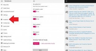 Cortana añade datos académicos a su lista de intereses