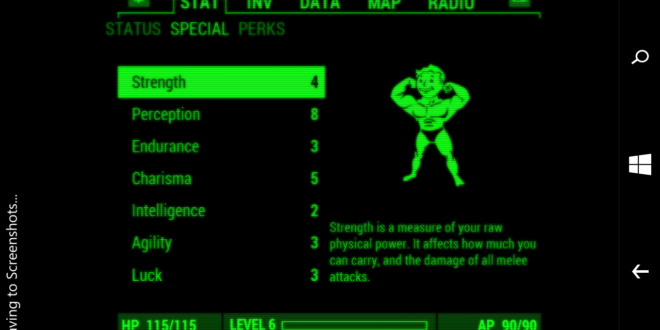 Fallout Pip-Boy, la aplicación compañera de Fallout 4 para Windows ya está en la tienda