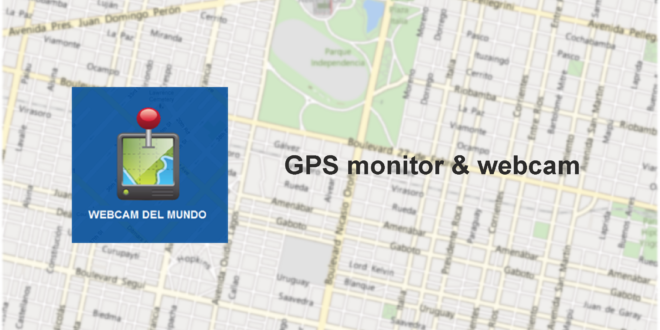 GPS monitor and webcam, una aplicación de navegación muy interesante