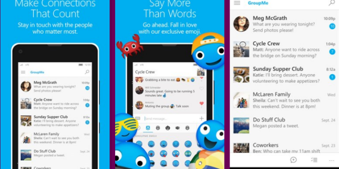 Microsoft lanza GroupMe para Windows 10 Mobile