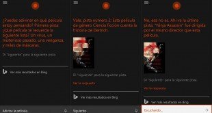 Cortana ya juega a "Adivina la película" también en español