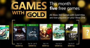 Estos son los Games With Gold del mes de Diciembre