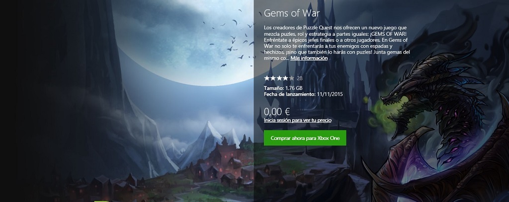 Game Review: Gems of War nuevo Free To Play para Xbox ONE