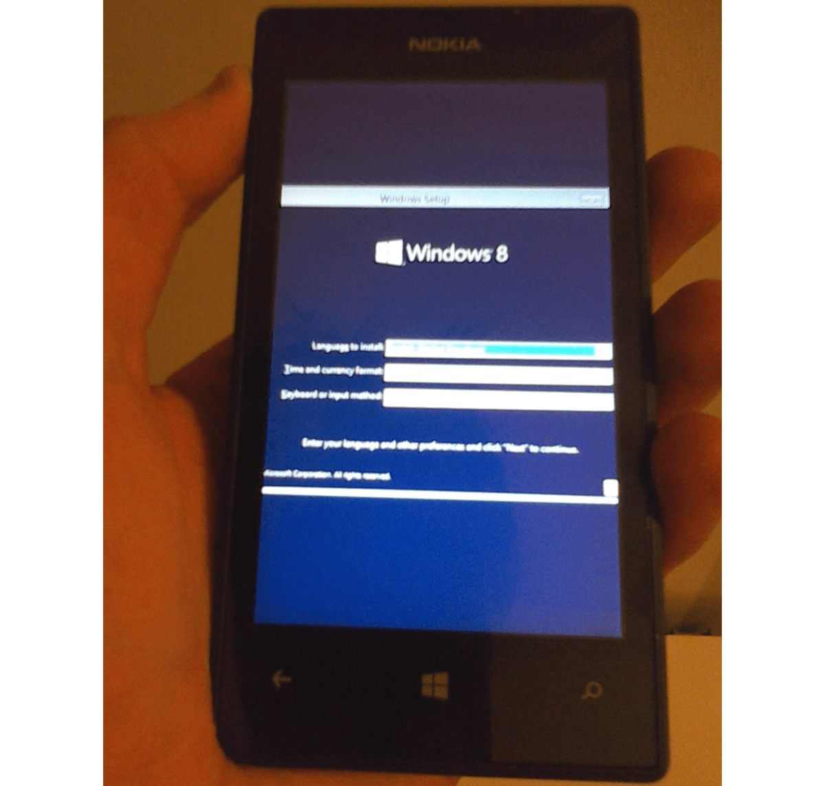 Windows RT en un Lumia 520