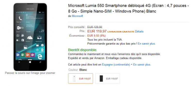 lumia 550