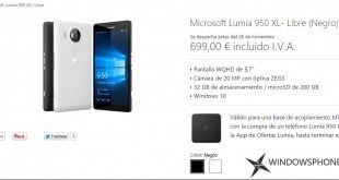 lumia 950 xl base de acoplamiento