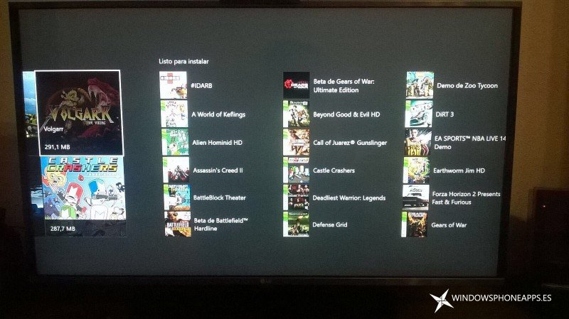 Xbox 360 en la tienda de Xbox ONE