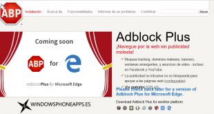 AdBlock Plus ya prepara su extensión para Microsoft Edge