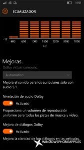 Audio se renueva en Windows 10 Mobile con su última actualización