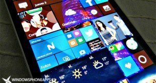 Fotos de Microsoft en el inicio de Windows 10 Mobile