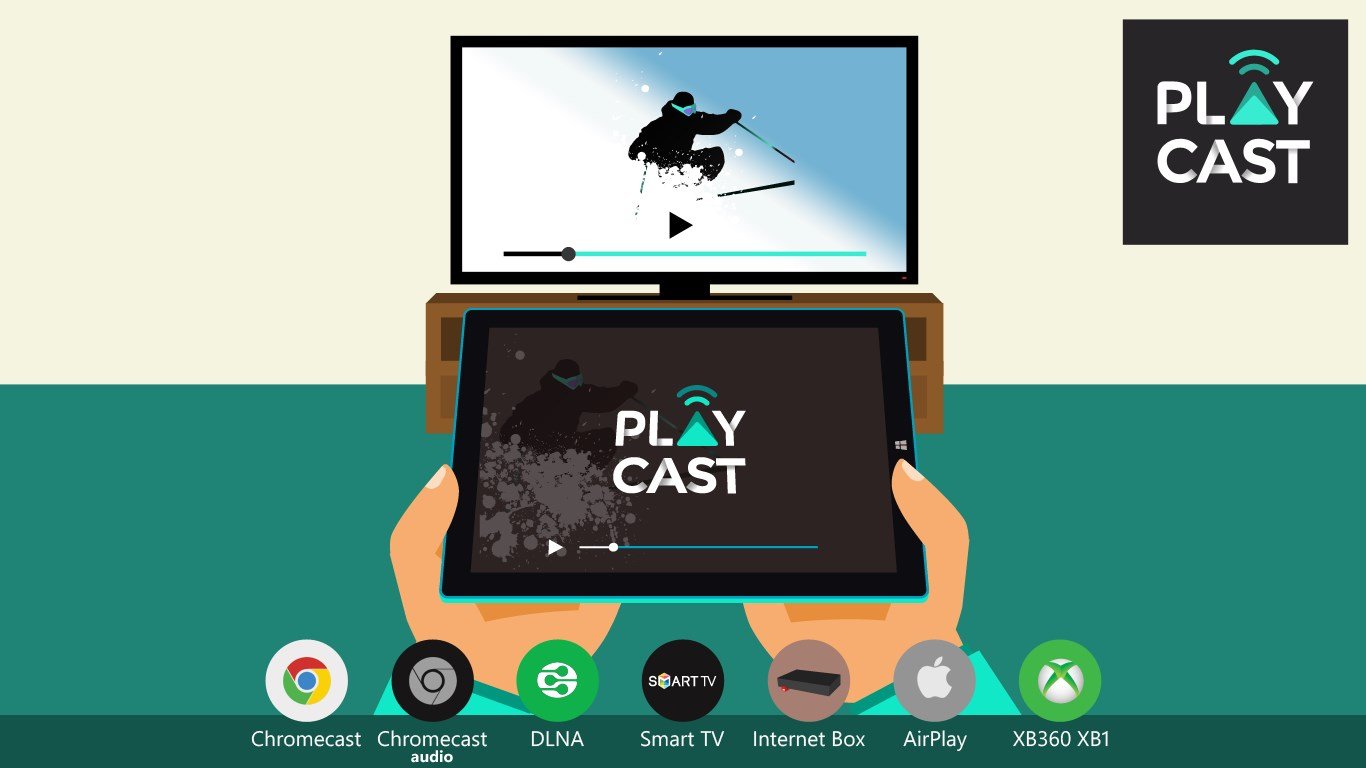 PlayCast, nueva aplicación para realizar transmisiones multimedia desde Windows 10