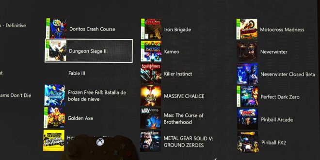 La retrocompatibilidad de Xbox ONE recibe nuevos juegos