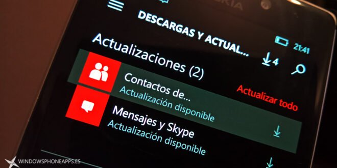 actualizacion mensajes