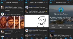 Fenice for Twitter se actualiza para Windows 10