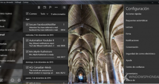 Correo y Calendario en Windows 10 PC ya permite seleccionar todos los correos