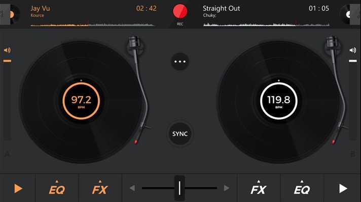 edjing - DJ mixer console studio, se convierte en app universal con Continuum