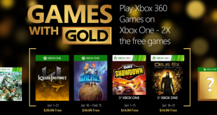 Estos son los Games With Gold del mes de Enero
