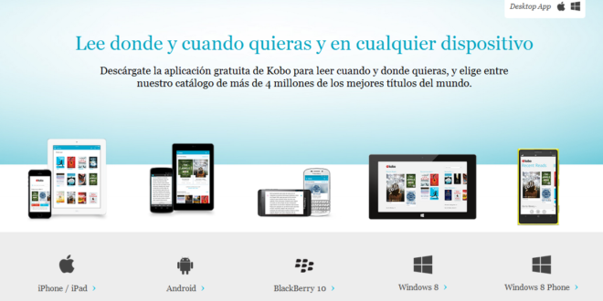Kobo eBooks se convierte en aplicación universal para Windows 10