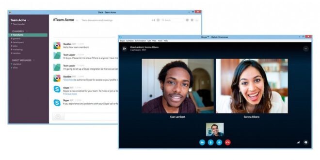 La integración de Skype con Slack ya está disponible en Preview