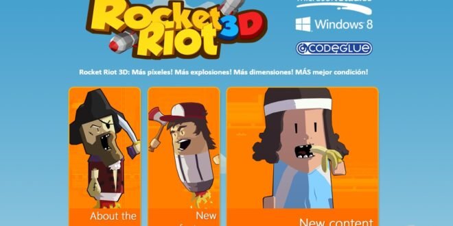 Codeglue traerá Rocket Riot a Windows 10 como aplicación universal