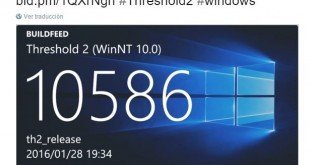 La Build 10586.104 sería la próxima compilación Insider para Windows 10 Mobile [VÍDEO]