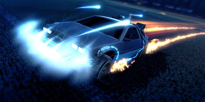 Rocket League delorian copia