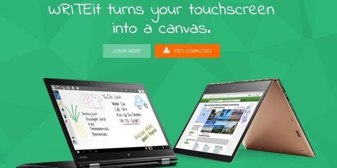 WRITEit 2.0 una aplicación de Lenovo para transformar tu Windows en un lienzo