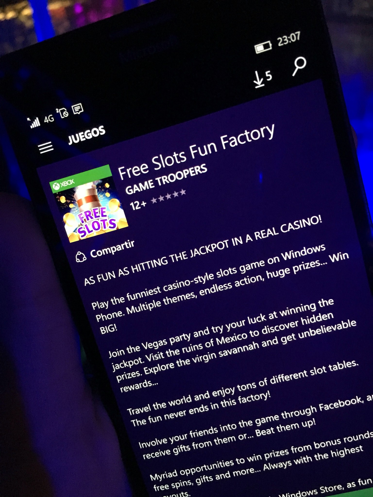 Game troopers nos presenta su nuevo juego Xbox, Free Slots Fun Factory